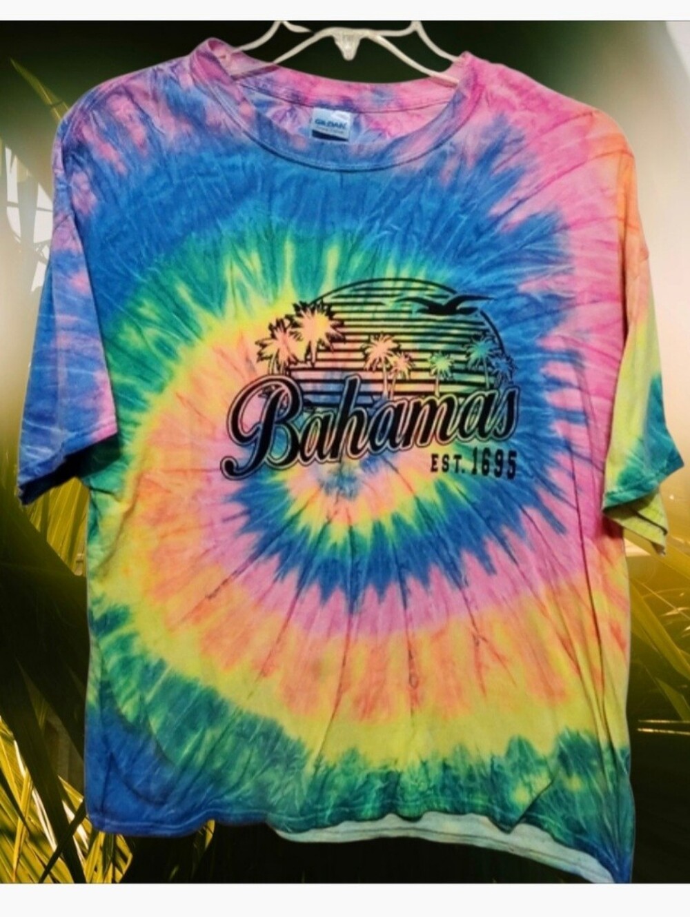 Bahamas Tie-dye T-Shirt Size XL